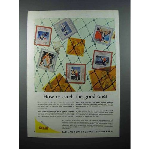 1958 Kodak Ektachrome Film Ad - The Good Ones