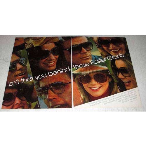 1978 Foster Grant Sunglasses Ad - 8170 6052 6070 5170