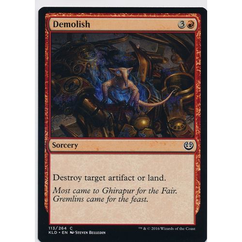 Magic the Gathering MTG Kaladesh 113/264 Demolish