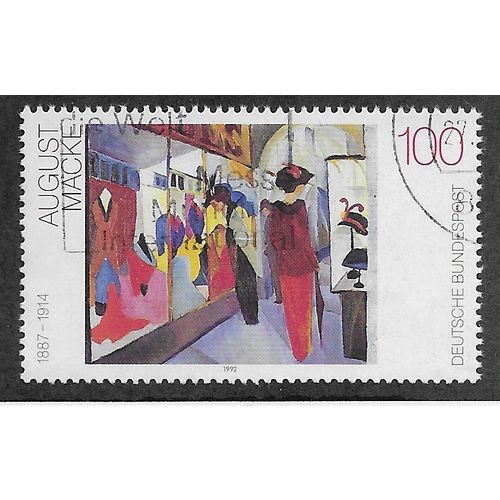 GER 1992 100pf 'GERMAN ART - AUGUST MACKE' FINE USED (EBID54-531)