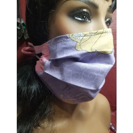 Cloth Face Mask - Silver/Copper Filters- Disney Princess