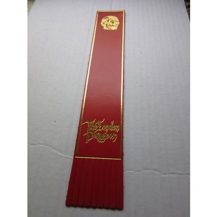 THE LONDON DUNGEON. ..Leather Bookmark.. unused
