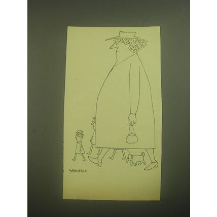 1945 Saul Steinberg Cartoon