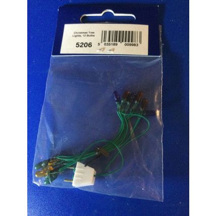 Christmas Tree Coloured Lights Dolls House Emporium 1:12th scale miniature