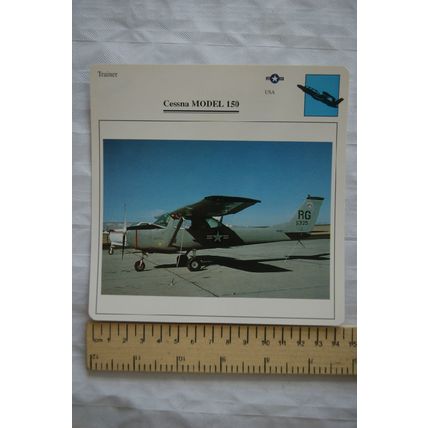 Cessna Model 150 - USA - Trainer - Collectors Club Card