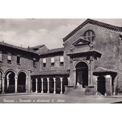 Ferrara Saint St Anne Small Cloister Italian Real Photo Postcard