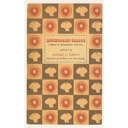 Mushrooms Galore Andre Simon 1951 Book Postcard