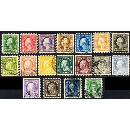 462//480, Used Eighteen Perf 10 Values NICE! CV $344 - Stuart Katz