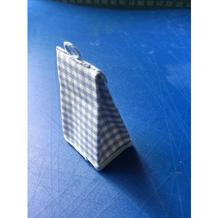 Nappy Holder Blue handmade 1:12th Dolls House Miniature