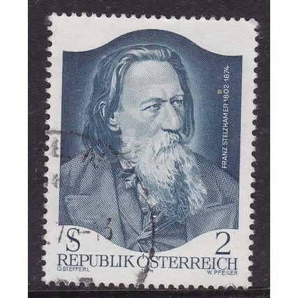 Austria 1974 Franz Stelzhamer Fine Used SG 1713 VGC