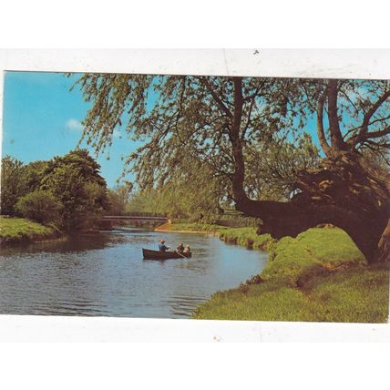 River Stour Dedham Essex Postcard posted VGC