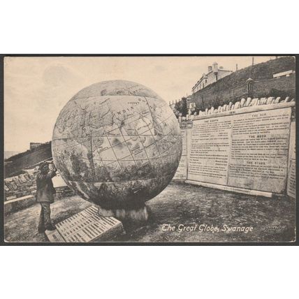 The Great Globe, Swanage, Dorset, 1914 - EE Savage Postcard