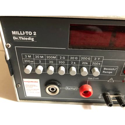 THIEDIG MILLI-TO 2 CURRENT RESISTANCE METER,MILLI-TO 204 321 ,EN