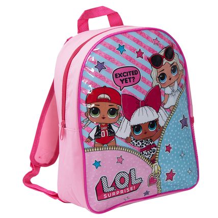 LOL Surprise Girls Backpack Kids Character Nursery School Lunch Book Bag New