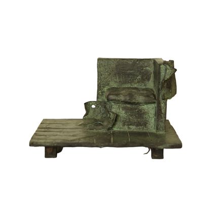 Bronzen beeld Eric Claus : Sculptuur naar monument Henk Overduin, 1990