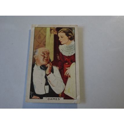 1935 Gallaher Shots From Famous Films Card # 40 of 48 Dames Good (2)