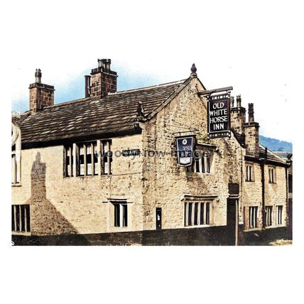 ptc8098 - Yorks - The "Old White Horse Inn" at Bingley back in 1953 - print 6x4