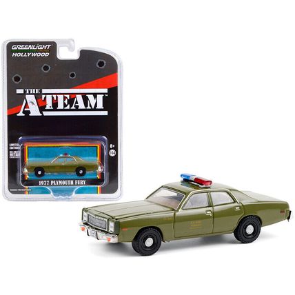 1977 Plymouth Fury "U.S. Army Police" Army Green "The A-Team" (1983-1987) TV ...