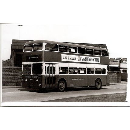 Black & White Photo of Yorkshire Traction Co. Ltd. - 7011 WU ex. Mexborough & Sn