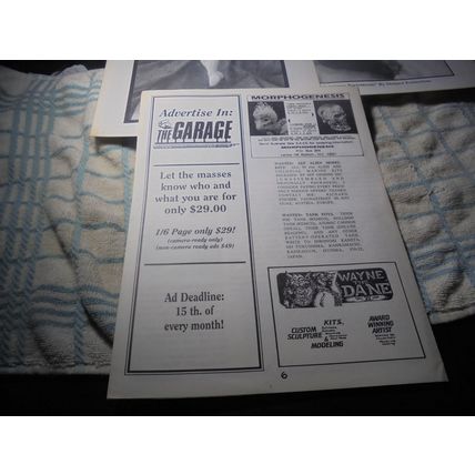 PROMOTIONAL THE GARAGE 1993-94 Magazine LOT! Model Kits! NM-! $18.00 Shipped!