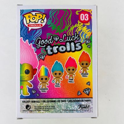 Funko Pop! Trolls Pink Troll #3 2020 Wondrous Convention Limited Ed Tye Tie Dye