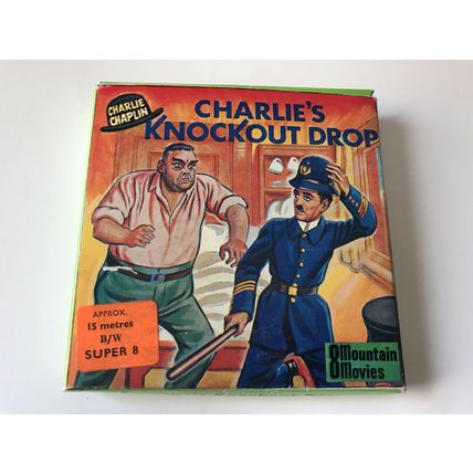 Vintage Charlies Knockout Drop Charles Chaplin Super 8 Mountain Movies Boxed VGC