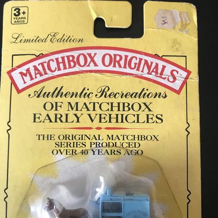 Matchbox Lesney A Moko Originals No 7 1954 Horse Drawn Milk Float Blister Sealed