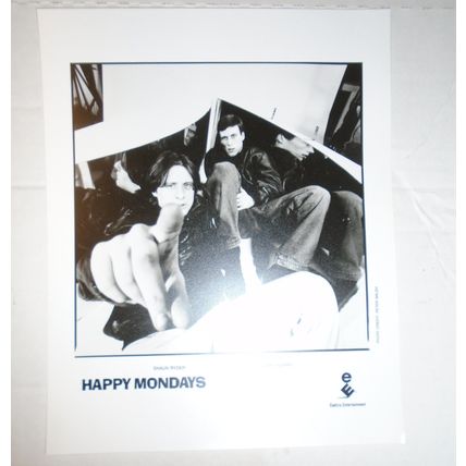 Happy Mondays - 2 Press photos lot. 1988-90. British rock group.