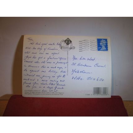 A LA RONDE, EXMOUTH, DEVON used postcard by Judges 1998 pm =