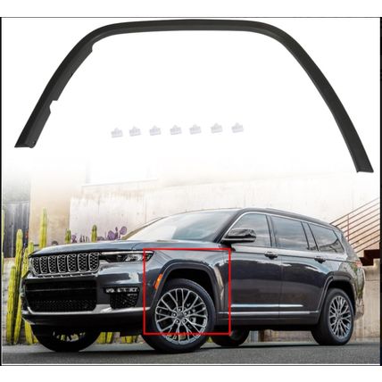 2016-2022 Grand Cherokee , Front Left -Wheel opening, moulding (Black ) 39% Off