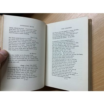 1921 1ST EDITION "DOMESDAY BOOK" EDGAR LEE MASTERS POETRY ANTIQUE BOOK (P4)
