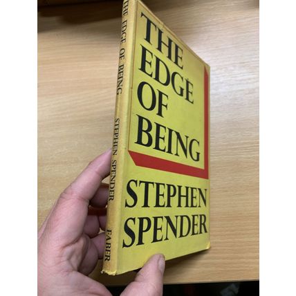 1949 1ST EDITION STEPHEN SPENDER "THE EDGE OF BEING" POETRY HARDBACK BOOK (P3)