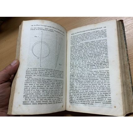 RARE* 1809 "THE AGRICULTURAL MAGAZINE" JANUARY TO JUNE 1809 ANTIQUE BOOK (T4)