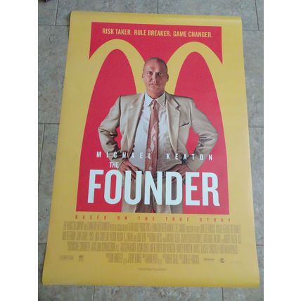 The Founder - Movie Poster with Michael Keaton as Ray Kroc - Risk -Rule-Game