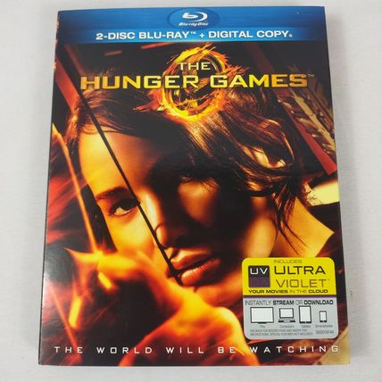 The Hunger Games - 2012 - 2 Disc Blu/ray DVD - Rated PG/13 - Used- W/Slipcover