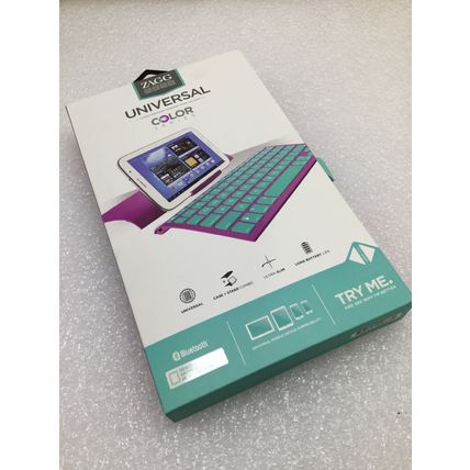 ZAGG Universal Bluetooth Keyboard Case for Apple Samsung, All Bluetooth Devices