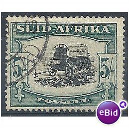 Suid Afrika 1927 SG38 5/- Black & Green Very Fine Used.
