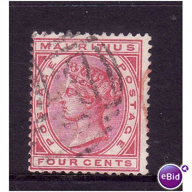 MAURITIUS 1885 SG 105 4c CARMINE FINE USED