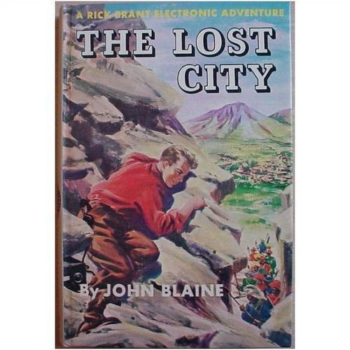 Rick Brant #2 THE LOST CITY John Blaine NF picture cover Electronic Adventure