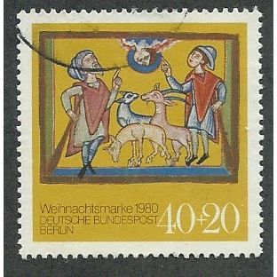 BERLIN -1980 40pf +20 'CHRISTMAS' FINE USED (EBID44-832)