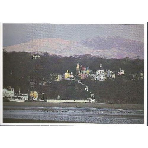 Portmeirion, Gwynedd - general view from sea - Origins postcard
