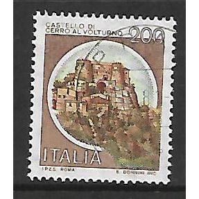ITALY 1980 CASTLES 200L CERRO AL VOLTURNO SG 1664 FINE USED
