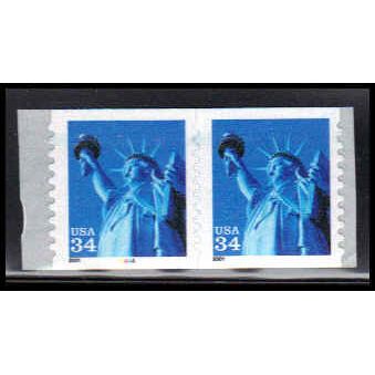 3477 34c Statue of Liberty Fine MNH CNP Left 4444 PA3756