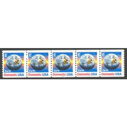 2279 25c E Earth Fine MNH Dry Gum PNC 1222/5 P0778