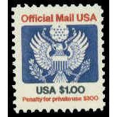 O132 $1 Eagle Fine MNH G0640