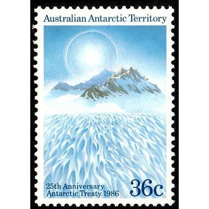 AAT 1986 Treaty 36c MNH Stamp Australian Antarctic Territory