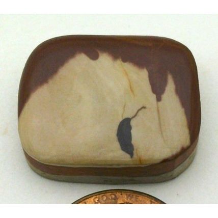 Indian Paint Stone Rhyolite Freeform Gemstone Cabochon 372
