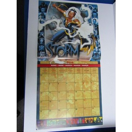 Marvel Comics Super Heroes 2008 Official Year Calendar (e26)