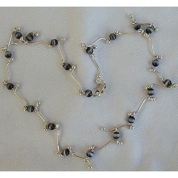 beautiful black cat eye necklace