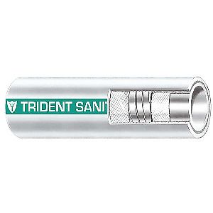 Trident Marine 1-1/2" Premium Marine Sanitation Hose - White with Green Strip...